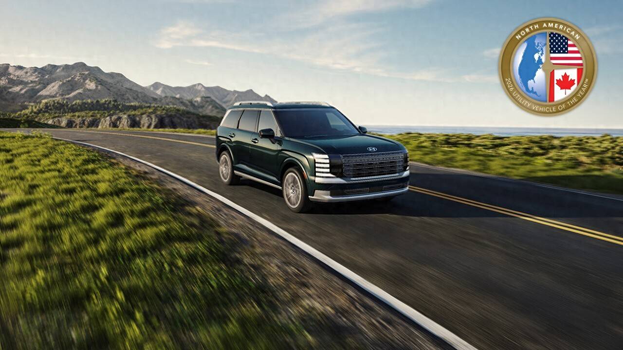 现代帕里斯帝获得北美年度汽车!